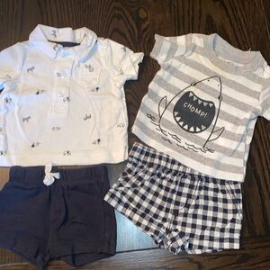 Carters newborn nb set boys